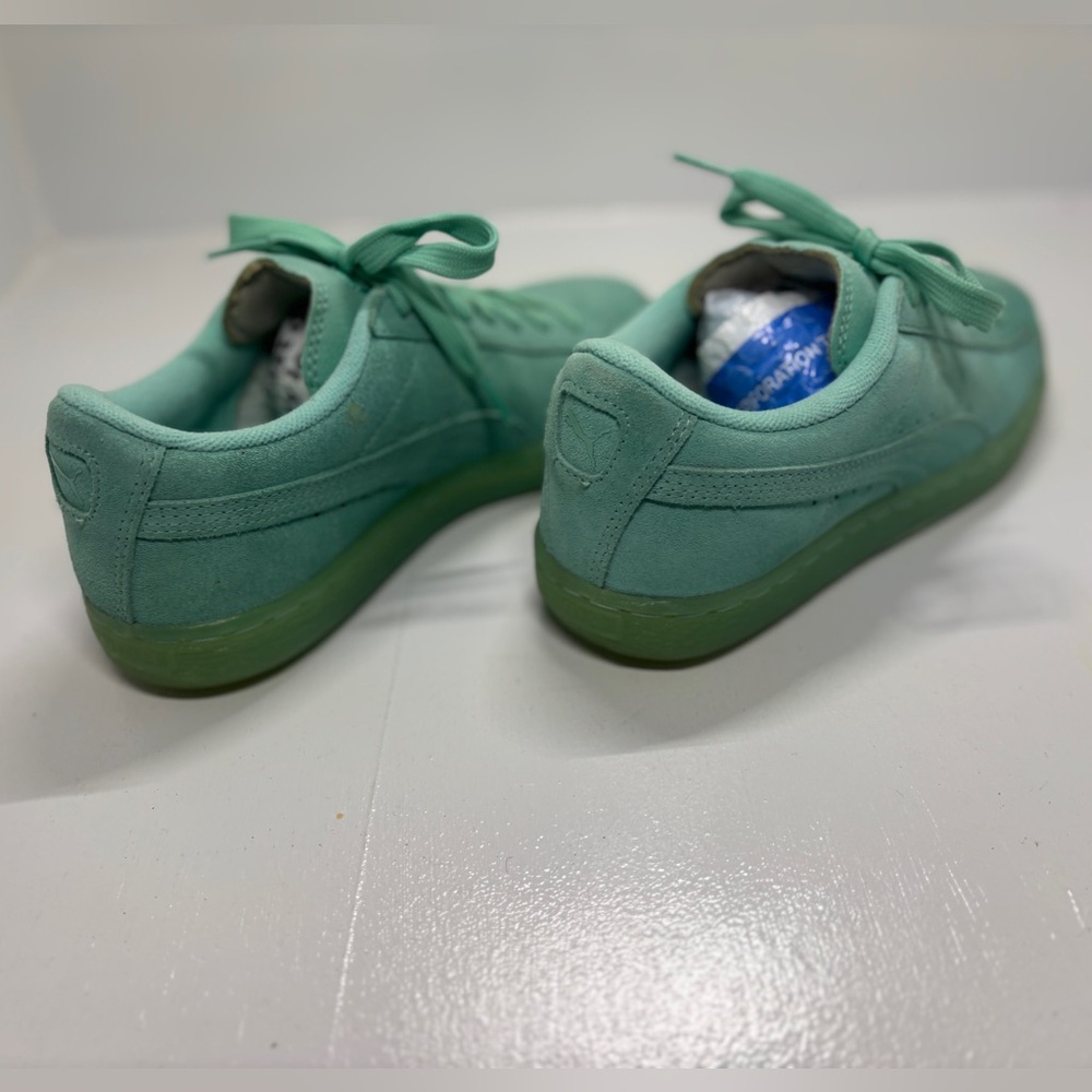 Women’s Puma Suede Classic mint green Athletic Shoes EU 38.5 US 8 men’s 6.5 - Picture 5 of 10